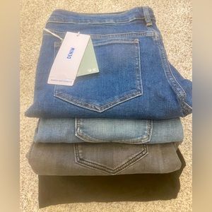 4 pairs of jeans and a shirt!